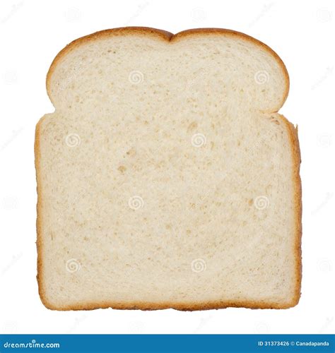Rebanada de pan blanco
