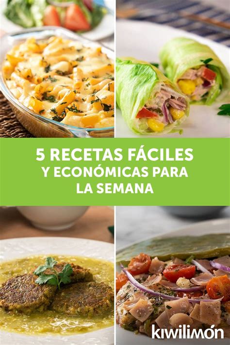Recetas fáciles y económicas