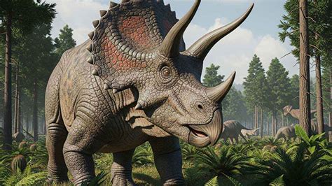 Representación de un Triceratops