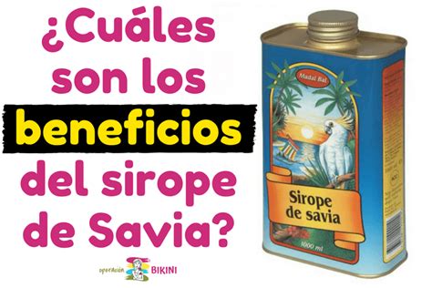 Sirope de savia