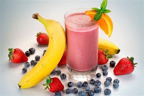 Smoothie de frutas saludable
