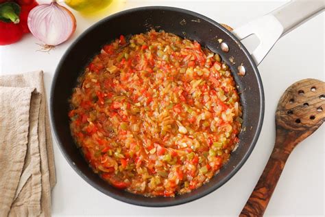 Sofrito de cebolla y champiñones