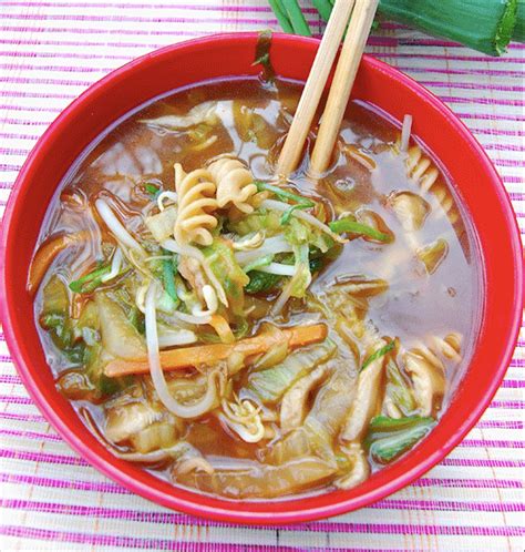 Sopa Oriental Vegetariana