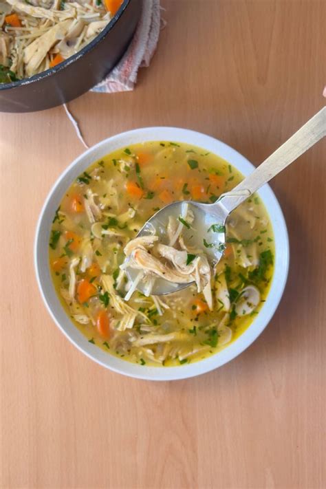 Sopa de Pollo Casera
