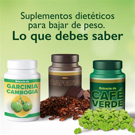 Suplementos alimenticios para bajar de peso