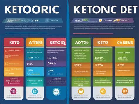 Tabla comparativa de las dietas cetogénica y mediterránea