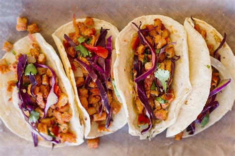 Tacos Vegetarianos con Soja Texturizada