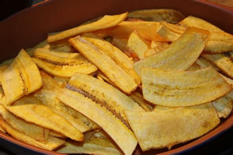 Tajadas de plátano fritas