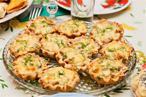 Tartaletas saladas vegetarianas