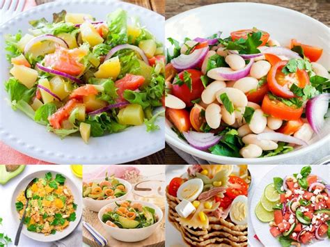 Tipos de ensaladas saludables