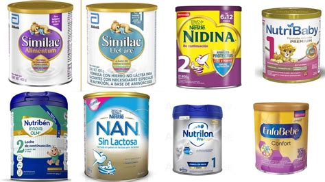 Tipos de leche para bebe