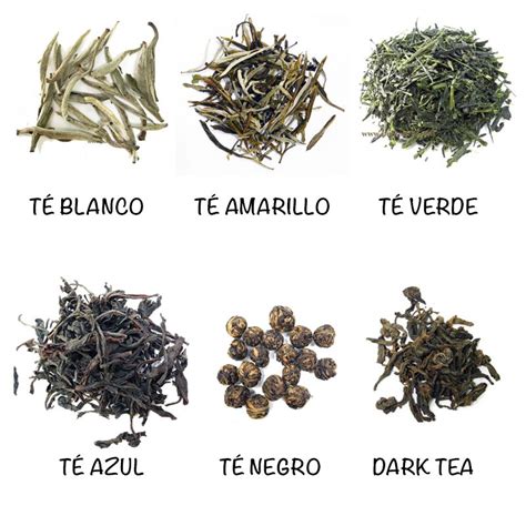 Tipos de té