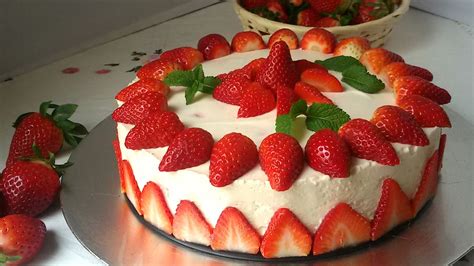 Torta con fresas