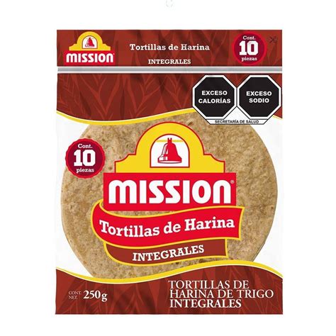 Tortilla de harina integral
