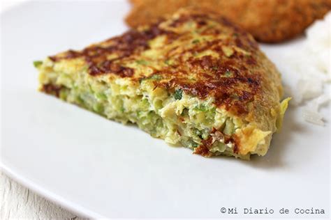 Tortilla de zapallo italiano