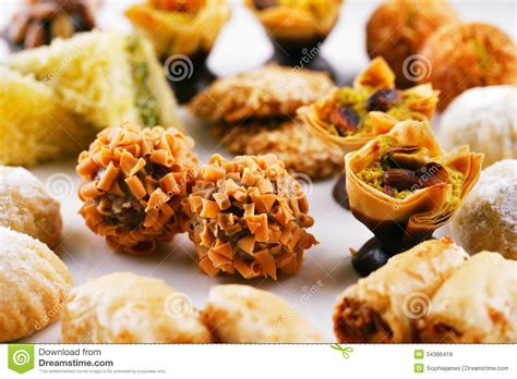 Variedad de dulces árabes