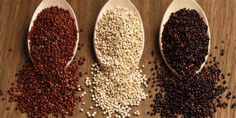 Variedades de Quinoa: Blanca, Roja y Negra