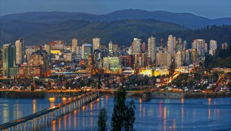 Vista panorámica de Concepción, Chile