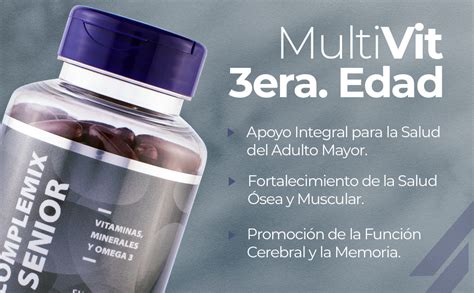Vitaminas y suplementos para adultos mayores