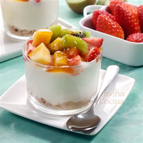 Yogur con frutas